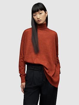 Allsaints Gala Merino Jumper - Orange Spice