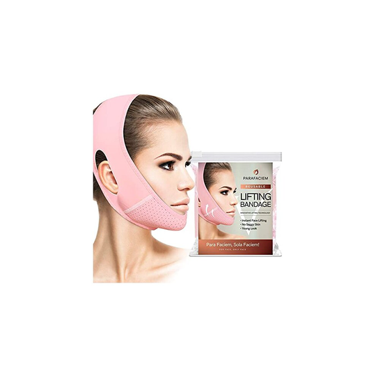 ParaFaciem Reusable V Line Mask Facial Slimming Strap Double Chin Reducer Chin Up Mask Face Lifting Belt V Shaped Slimming Face Mask
