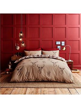 Catherine Lansfield Stag Duvet Set - Sb
