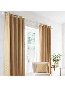 Dreams & Drapes Indiana Eyelet Lined Curtains