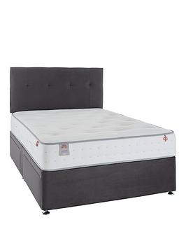Airsprung Viva 1000 Pocket Divan With Storage Options - Grey (Headboard Not Included)