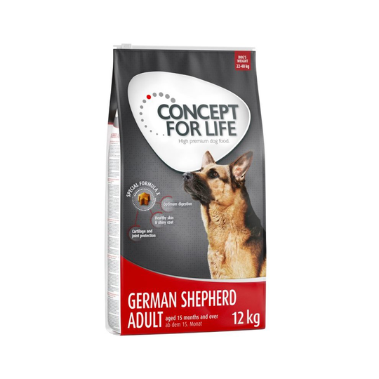 (12kg bag) Dry Dog Food Concept for Life German Shepherd Adult