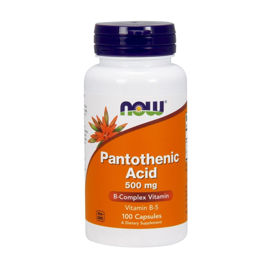 NOW Foods Pantothenic Acid, 500mg, 100 caps