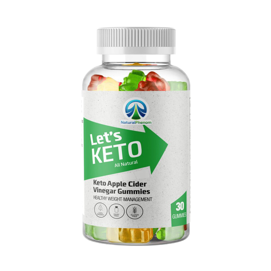 Let's Keto All Natural Fat Burner 30 Gummies 1 Month Supply