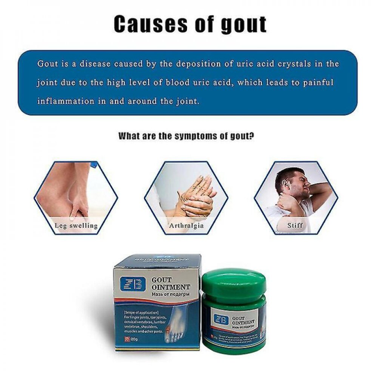 Gout Ointment Hand Foot Thumb Arthritis Massage Cream Joint Swelling Cervical Lumber Vertebrae