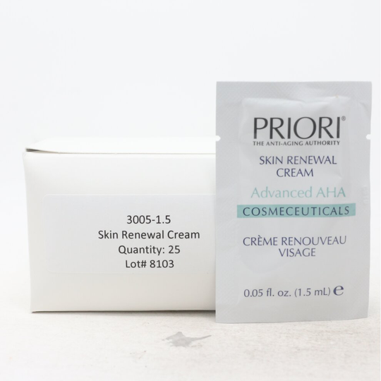Priori Skin Renewal Cream Pack Of 25 / New