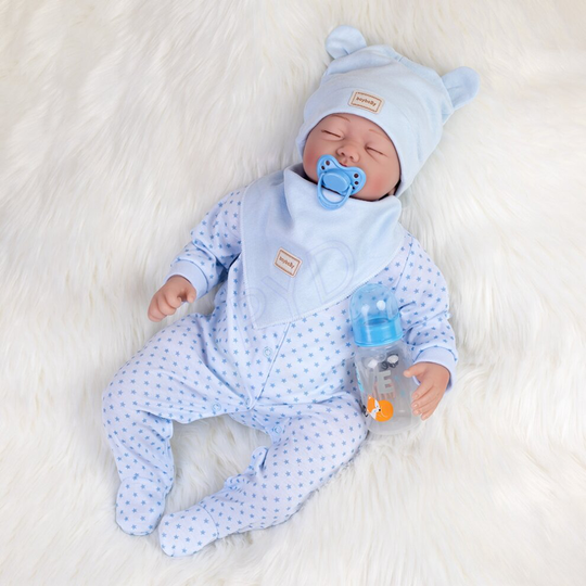 22" Handmade Real Lifelike Reborn Baby Dolls Newborn Body Sleeping Boy