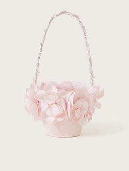 Monsoon Girls Bridesmaid Petal Basket - Pink