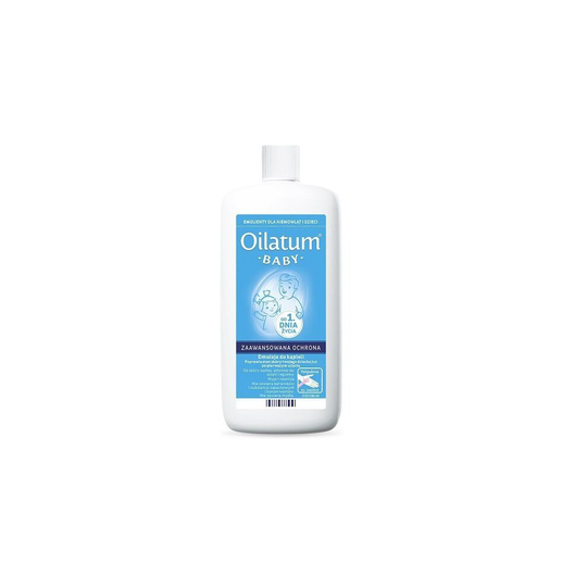 Oilatum Baby Zaawansowana Ochrona, emulsja do kąpieli od 1 dnia życia, 500 ml