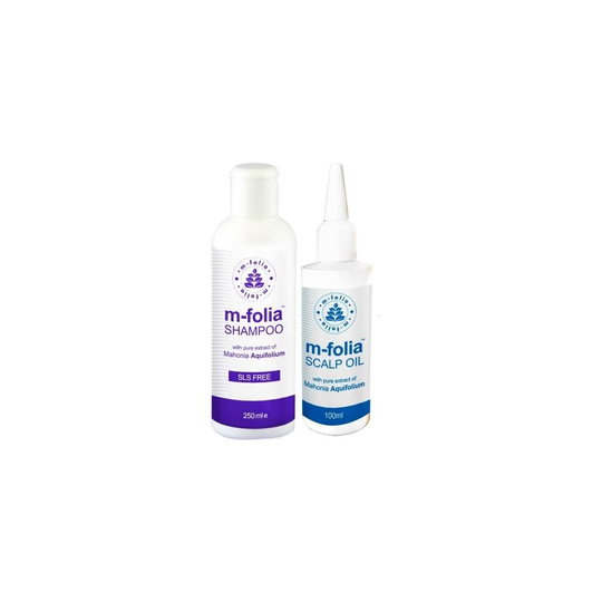 M-FOLIA PSORIASIS HAIR CARE SET (SHAMPOO 250 ml + SCALP OIL 100 ml)