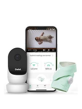 Owlet Monitor Duo: Smart Sock 3 + Cam 2 - Mint, Mint
