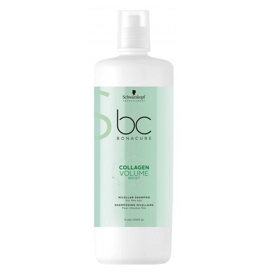 Schwarzkopf Bonacure Micellar Shampoo Collagen Volume Boost 1000ml for Fine Hair