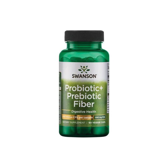 Swanson Probiotic+ Prebiotic Fiber - 60 vcaps