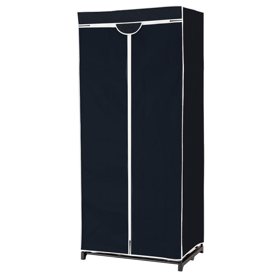Cloth Organizer Wardrobe Clothes Storage Shelves Covered Garment Rack