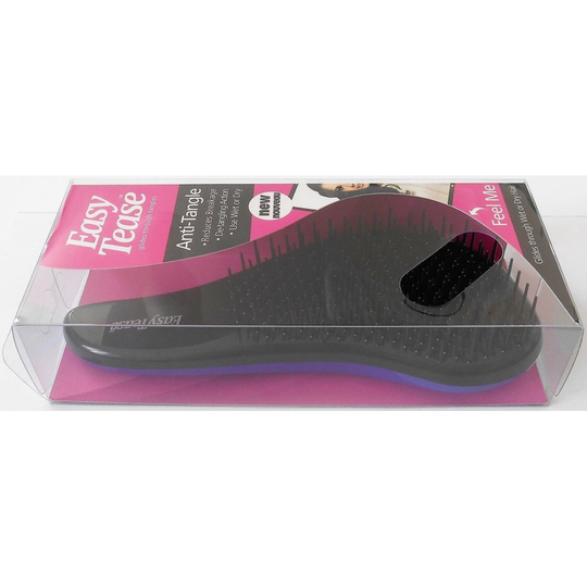 Easy Tease Anti Tangle Detangling Hair Brush - Detangle (Purple)
