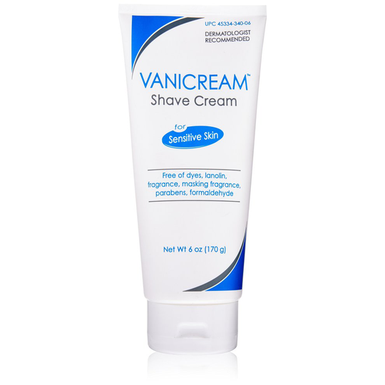 Vanicream Shave Cream | Fragrance, and Gluten Free | For Sensitive Skin | 6 Ounce