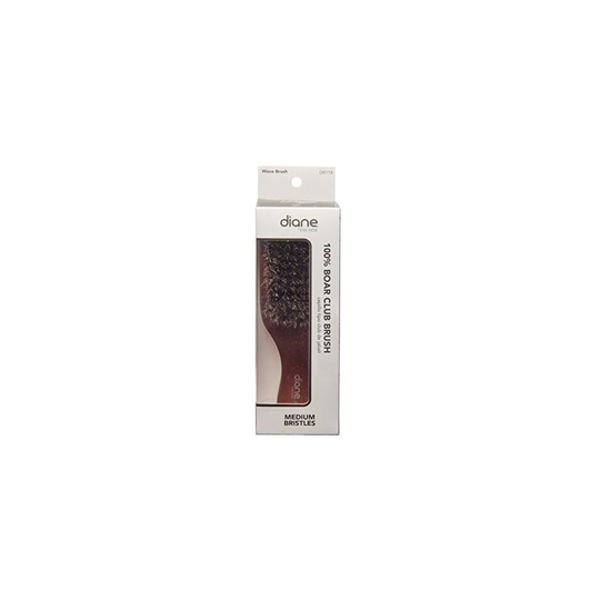 Diane 100% Medium Boar Club Brush, D8118, 7 Inch (Pack of 1)