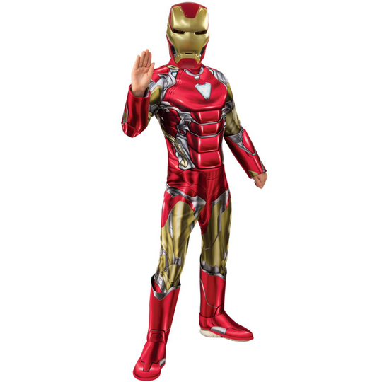 (Large) Kids Official Deluxe Iron Man Costume | Avengers Endgame Superhero