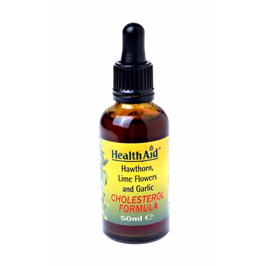 Health Aid Cholesterol Formula (Hawthorn, Lime, Garlic) Liquid, 50ml