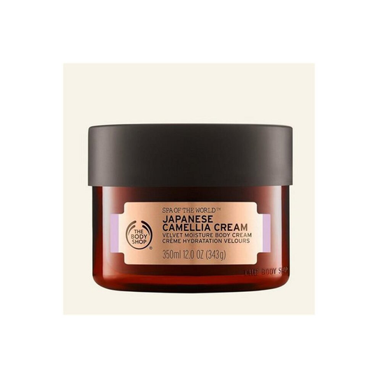 The Body Shop Velvety Moisture Body Cream 350ml Japanese Camellia