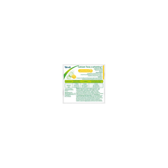 CALCIUM TEVA with vitamin C-14effervescent tablets