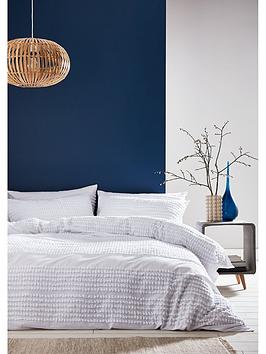 Bianca Fine Linens Bianca Malmo Tufted Cotton Double Duvet Cover Set