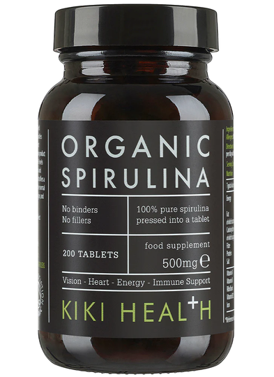 KIKI Health Organic Spirulina Tablets 200 tablets