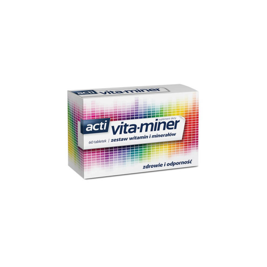 Acti Vita-miner Zestaw witamin i minerałów 60tablets