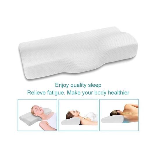 Contour Memory Foam Pillow for Neck Shoulder Pain Relief Sleep Pillow