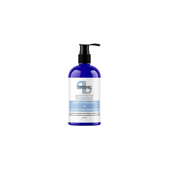 Pure Biology Hair Growth Stimulating Conditioner with Biotin, Keratin, Argan Oil, Coconut Oil, Vitamins B5 +E & Breakthrough Anti Hair Loss Complex fo