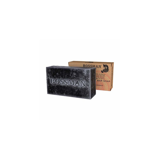 Bossman Men's Bar Soap 4-in-1 - Functions as Beard Wash - Shampoo - Body Wash and Conditioner - a Beard Care Essential (4oz)