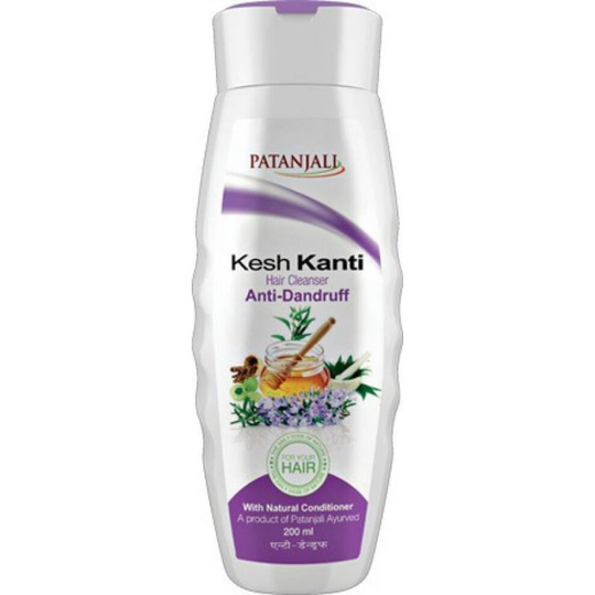 (Kesh Kanti Anti Dandruff Shampoo ) Patanjali Kesh Kanti Natural Shampoo 200ml Bottle