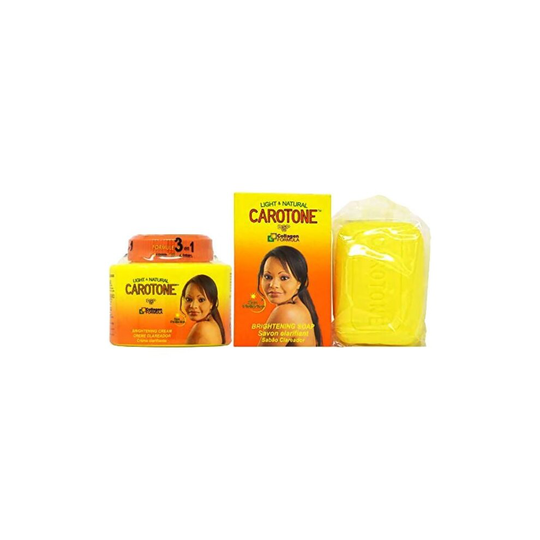 Carotone 2-Piece Collagen Formula Brightening Soap And Cream