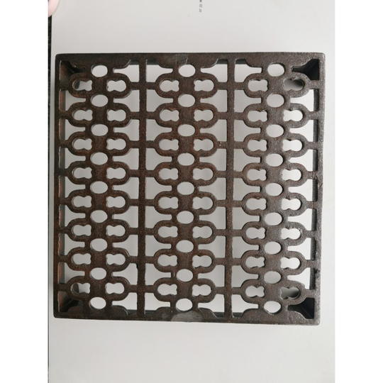 Natural Rusted Cast Iron AIR BRICK/VENT 9x9Inch Home decoration grill