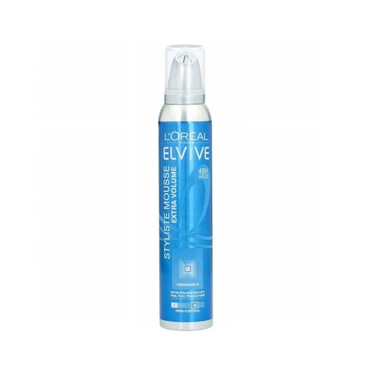 L'Oreal Elvive Styliste Mousse Extra Volume Ceramide R Firm Control - 200ml