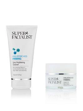 Super Facialist Hyaluronic Acid Firming Daily Brightening Cleanser And Hyaluronic Acid Firming Super Lift Day Cream Duo