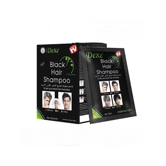 (10Pcs) 5 Minutes Instant Black Hair Shampoo Hair Dye Make Grey White Hair Colored Darkening Hair Styling