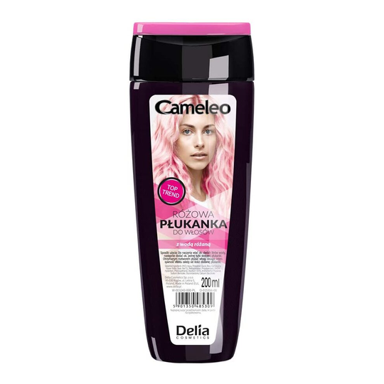 Delia Cameleo - Pink - Hair Toner Rinse Colour Blond Grey Bleached Hair 200Ml