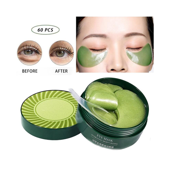 60Pcs Seaweed Hydrating Collagen Gel Eye Mask Moisturizing Fading Dark Circles Eye Patches