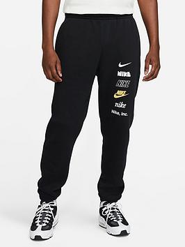 Nike Men'S Nsw Club Stacked Logo Cuff Jogger - Black