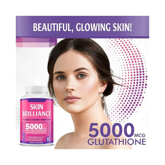 SKIN WHITENING ANTI-AGING CAPSULES SUPPLEMENT ANTIOXIDANT 5000MG