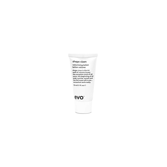 EVO Shape Vixen Volumizing Lotion - Professional Styling Blowdry Texture Mask for Fine Thin Straight Hair - Travel Size, 30ml / 1.01fl.oz