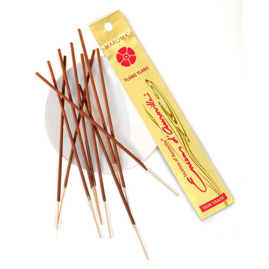 Maroma Encens D'Auroville Ylang Ylang Incense Sticks, 10 Sticks