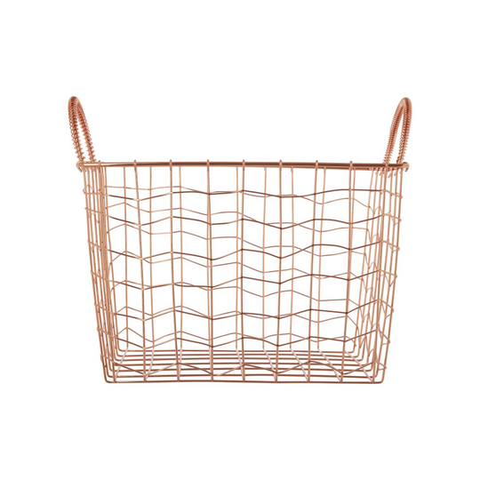 Premier housewares Vertex Wavy Grid Rectangular Wire Basket