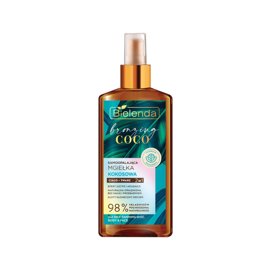 Bielenda Samoopalajaca mgiełka do ciała i twarzy. Bronzing Coco 150ml