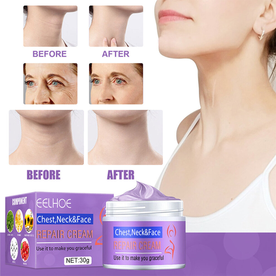 Neck Firming Skin Cream Anti Aging Anti Wrinkle Neck Cream for Neck Chest Face Tightening Skin