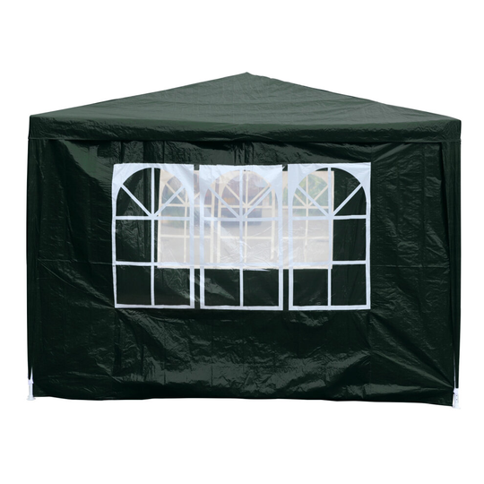 (Green) 3X3m Waterproof Garden Marquee Canopy Awning Party Tent CampingVVVV