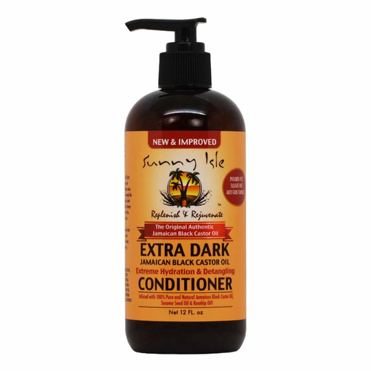 Sunny Isle Extra Dark Jamaican Black Castor Oil Conditioner, 12 oz
