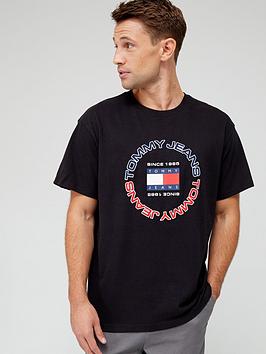 Tommy Jeans Tjm Relaxed Fit Athletic T-Shirt - Black