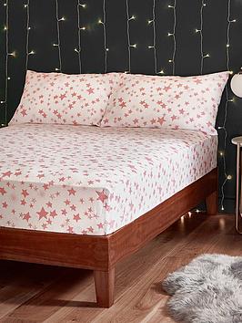 Silentnight Stars Brushed Cotton Fitted Sheet